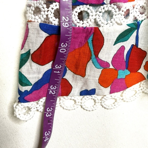 Olivaceous Multicolor Lace Trim Dress - Picture 10 of 10